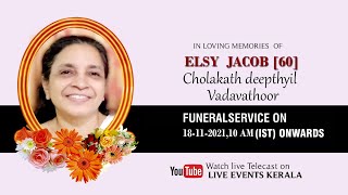 FUNERAL SERVICE OF ELSY JACOB 60 Day 2 [upl. by Gwennie]