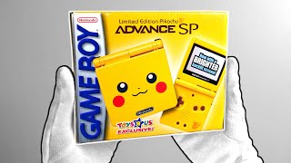 Legendary Pokémon Console Unboxing  Nintendo Game Boy Advance SP Toys quotRquot Us Pikachu [upl. by Unity572]