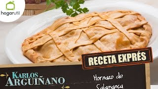 Receta exprés Hornazo de Salamanca [upl. by Ahtikal]