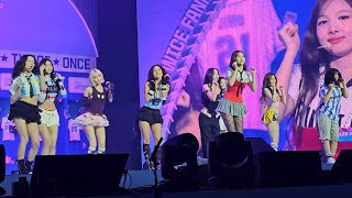 FANCAM 241020 트와이스 TWICE 9th Anniversary Fanmeeting HOME 9ROUND  quotCheer Upquot [upl. by Olney]