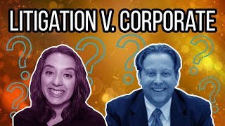 Litigation vs Transactional Law What Does a Corporate Attorney Do  What Do Litigators Do [upl. by Ihteerp]