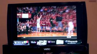 Connected TV Vizio LED HDTV with VIA Apps Part 1 of 2 [upl. by Niffirg]