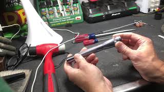 How to easily remove bad corroded battery from LED mini maglite [upl. by Alurta]