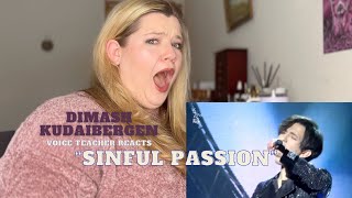 Voice Teacher Reacts  Dimash Kudaibergen quotSinful Passionquot [upl. by Boulanger]