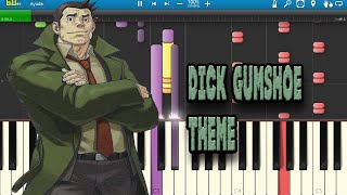 Dick Gumshoe theme cover piano Synthesia [upl. by Tomlinson420]