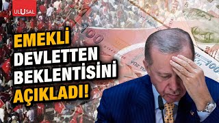 Emekliden hükümeti terleten açıklama [upl. by Ruiz]