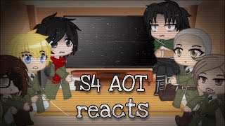 s4 aot react to tiktoksfuture spoilers  READ DESC  gacha club [upl. by Acinnej]