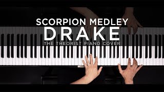 Drake Scorpion Medley  The Theorist Piano Cover [upl. by Elumas]