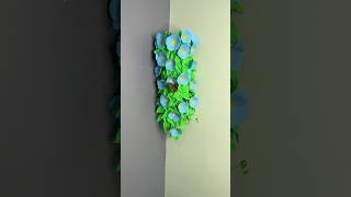 Colourful Flower Corner Decor Craft using Paper short youtubeshort viral reel trending floral [upl. by Olmsted284]