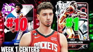 RANKING THE TOP 10 BEST CENTERS IN WEEK 1 OF NBA 2K25 MyTEAM [upl. by Hniht]