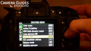 How to set High ISO Noise Reduction on a Nikon D5100  D5200 D5300 [upl. by Aicatsal864]