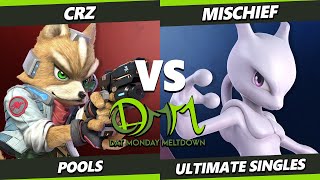 DAT MM 319  CRZ Fox Vs Mischief Mewtwo Smash Ultimate  SSBU [upl. by Notirb]