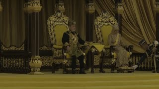 Malaysian king ascends to throne in coronation ceremony  VOA News [upl. by Syla]