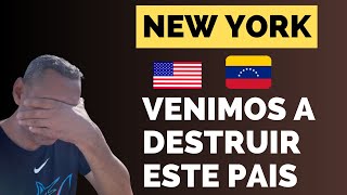 Dos policías son golpeados EN un refugio para migrantes en Nueva York [upl. by Noswad607]