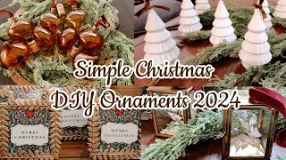 My simple DIY Christmas ornament for 2024 [upl. by Woolson]