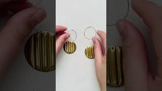 Boucle d’oreille facile à réaliser en seulement secondes bijouxfaitmain diy jewelry tutoriel [upl. by Leonid353]