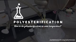 Polyesterification  I  How To Do Polyesterification Reaction [upl. by Colyer861]