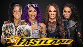 WWE 2K19  4K  Fastlane 2019  BayleySasha Banks VS Nia JaxTamina  Womens Tag Team Championship [upl. by Ettenna]