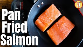 How to pan fry Salmon Fillet without skin [upl. by Aynnat199]