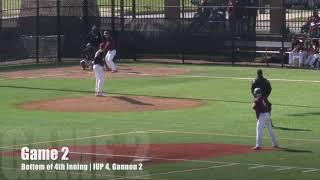 Gannon Indiana Pa Baseball Highlights April 24 2015 [upl. by Riki]