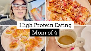 WHAT I EAT IN A DAY  HEALTHY MEAL IDEAS FOR MOMS TRYING TO LOSE WEIGHT POSTPARTUM WHAT I EAT [upl. by Okin]