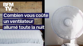 Canicule voici combien vous coûte un ventilateur allumé toute la nuit [upl. by Edlyn365]