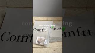 comfrt unboxing  try on 🩶💚 qotd hoodie or crewneck preppy unboxing ytshorts blowup [upl. by O'Toole]