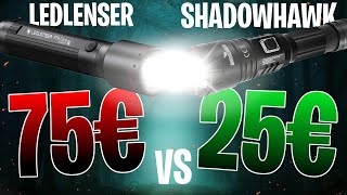 Taschenlampen Test ✅ Teuer gegen Billig  LEDLENSER P7R Core vs Shadowhawk S9322 Outdoor Vergleich [upl. by Ailahs]