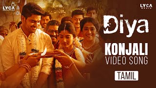 Diya Tamil Movie Songs  Konjali Video Song  4K  Sai Pallavi  Naga Shaurya  Sam CS  Lyca Music [upl. by Elburr]