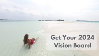 How to Create a Vision Board on Canva For FREE With Free Template [upl. by Ejroj]