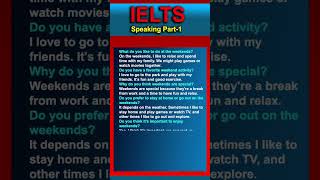 IELTS Speaking Part 1 Recent Questions [upl. by Htebazil]