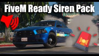 FiveM GTA 5 Siren Showcase Code 3 Mastercom B Siren Rumbler  Fivem Ready [upl. by Nahtanod]