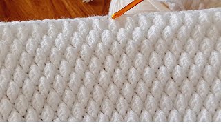 Unique Very Easy Crochet sewing pattern baby blanket consisting of two rows for beginners [upl. by Lait]