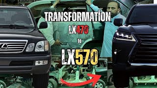 Lx470 to Lx570 Facelift Conversion  Old To new Lexus Facelift [upl. by Glory]