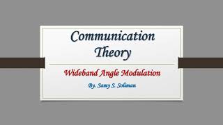 Analog Modulation 10  Analysis of FMPM [upl. by Herod178]