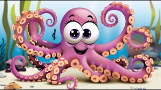 🐙 Little Octopus Dance  Fun Song for Kids [upl. by Ynahirb]