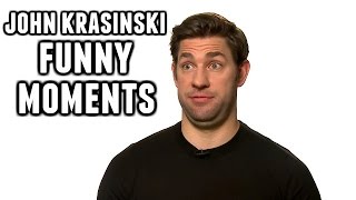 John Krasinski Funny Moments [upl. by Leahci17]