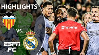 NO GOAL DRAMA 😱 Valencia vs Real Madrid  LALIGA Highlights  ESPN FC [upl. by Montagna621]