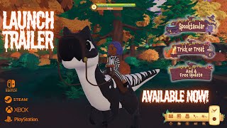 🎃 Paleo Pines  Spooky DLC Launch Day Trailer 🎃 [upl. by Larimer]