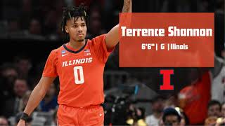 2024 NBA Mock Draft  Terrence Shannon Jr  Illinois Highlights [upl. by Litton87]