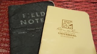 Field Notes versus Rite in the Rain [upl. by Noman294]