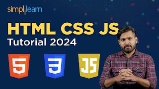 HTML CSS JS Tutorial 2024  Learn Basics Of HTML CSS And JS In 9 Hours  Simplilearn [upl. by Anitsugua]