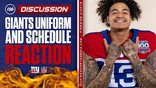 Giants Uniform and Schedule Reaction [upl. by Barnum]