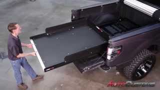 CargoGlide CG1500XL Bed Slide Product Review at AutoCustomscom [upl. by Assillam794]