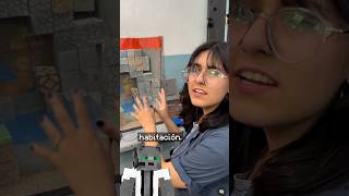 ESTUDIANTE manipula la REALIDAD con Minecraft [upl. by Eisiam24]