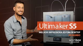 REVIEW ULTIMAKER S5  Uma Impressora 3D Desktop FDM Fantástica [upl. by Atimad]