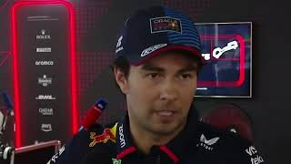 Declaraciones de Checo Pérez Tras Su Accidente Con Sainz En Baku [upl. by Sellig120]