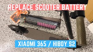 How to Replace Battery on Xiaomi M365  Hiboy Electric Scooter [upl. by Tubb]