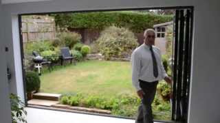 Bifold door 3 panel anthracite 7016 aluminium [upl. by Sapers900]