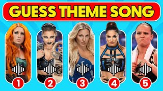 Can You Guess the Woman Wrestlers From their Theme Songs 🎵✅🔊 [upl. by Marinna]